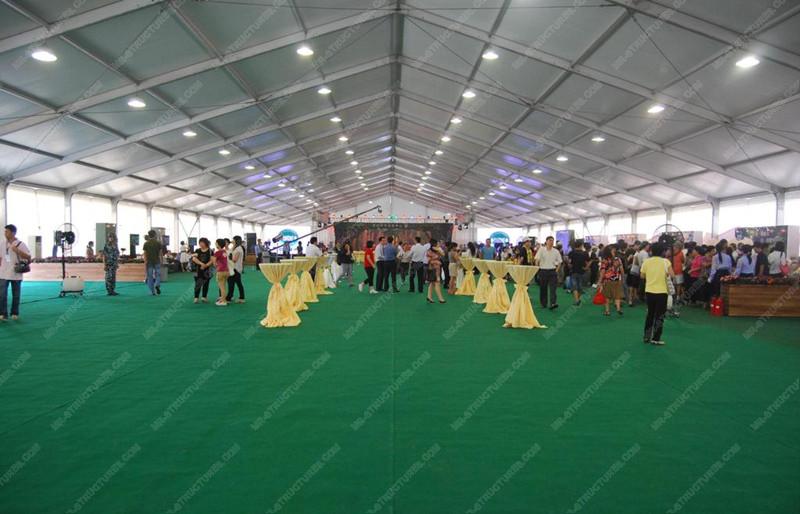 The principles that should be followed when arranging an Event Tent