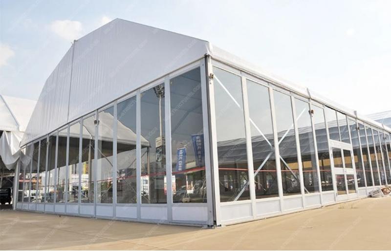 Hard wall polygonal tent for events