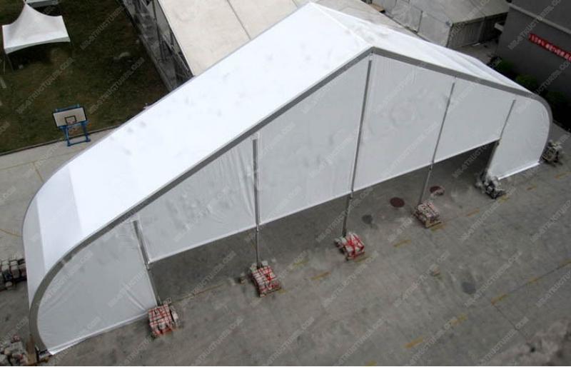 Waterproof aluminum curve tent