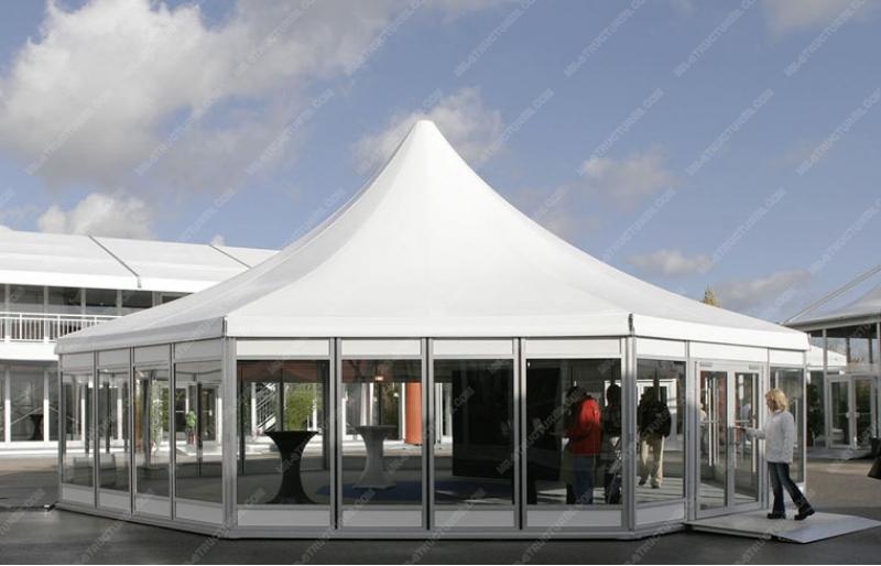 Hard wall aluminum octagonal tent