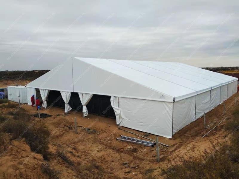 Large White Warehouse Tent
