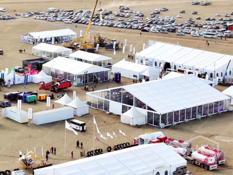 Large White exhibition Tent