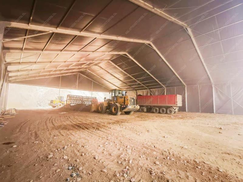 Large White Warehouse Tent