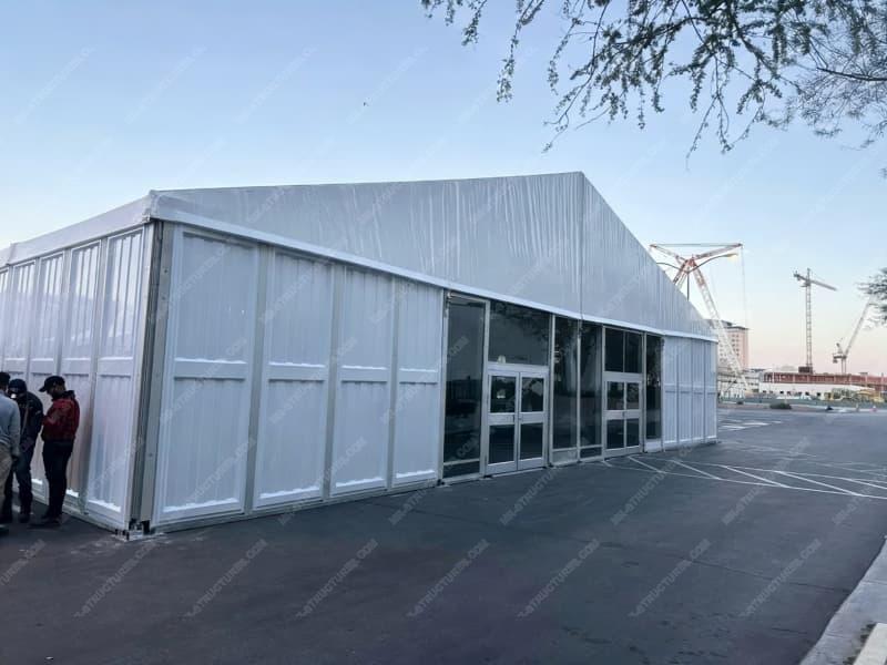 Large White Warehouse Tent