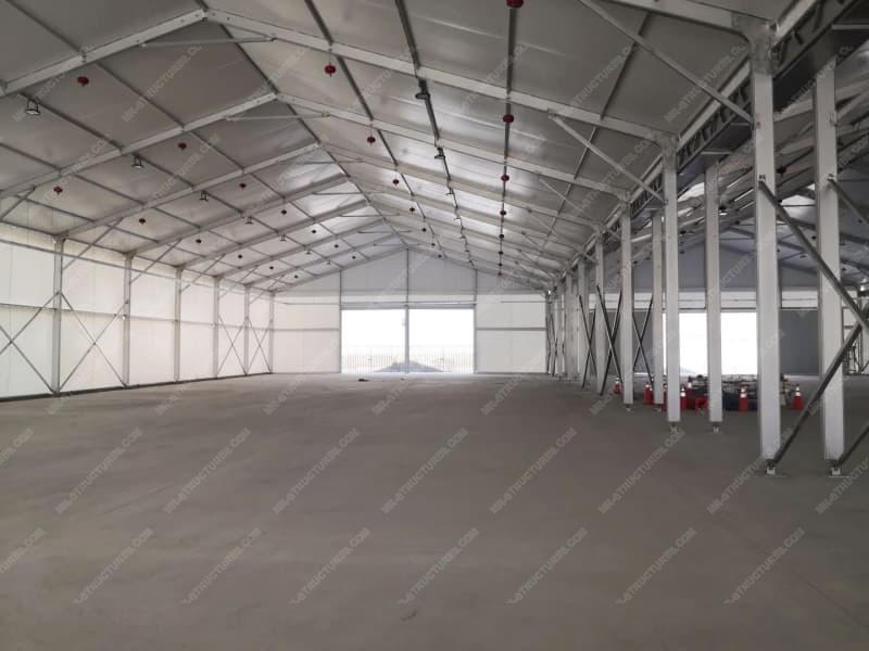 Large White Warehouse Tent