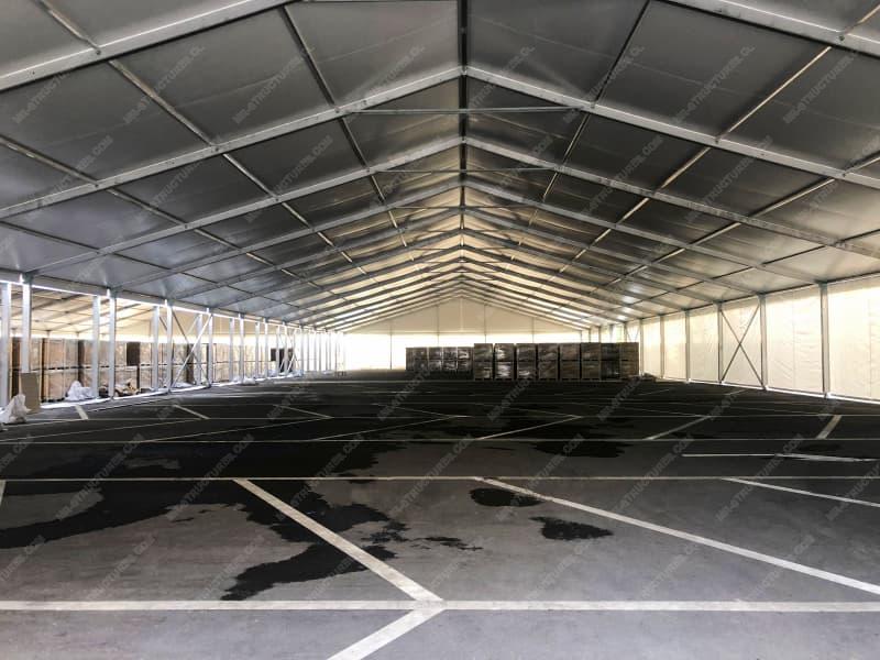Carpa de almacén impermeable de 3750 metros cuadrados