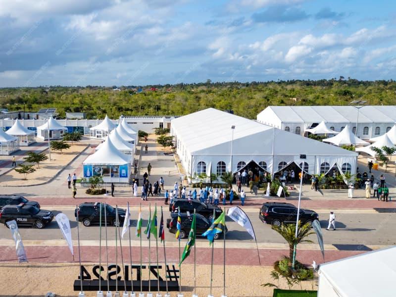 Gran carpa para eventos y exposiciones