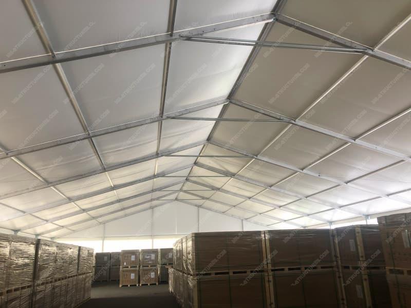 Carpa de almacén impermeable de 3750 metros cuadrados