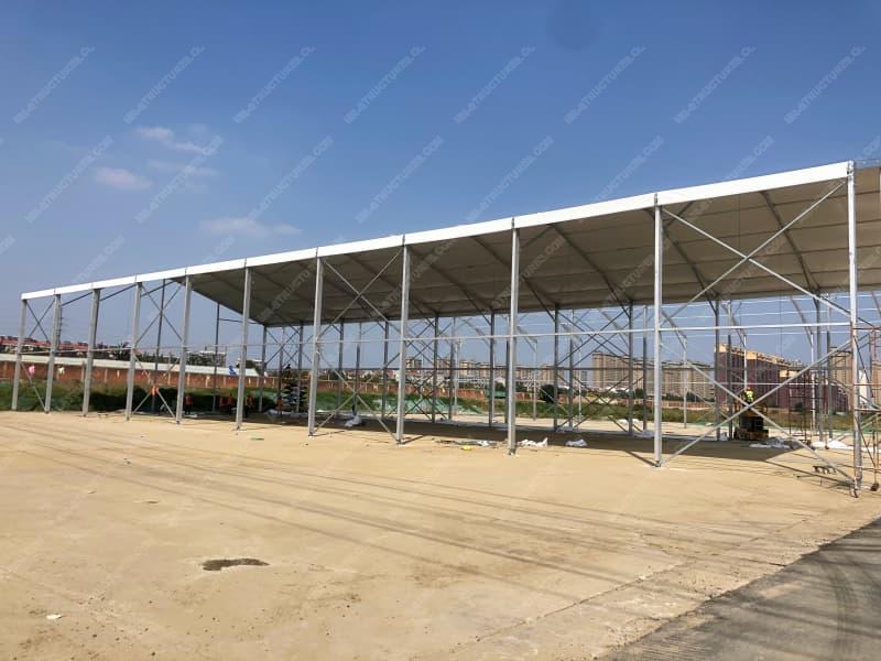 Grande tente de stockage commerciale étanche