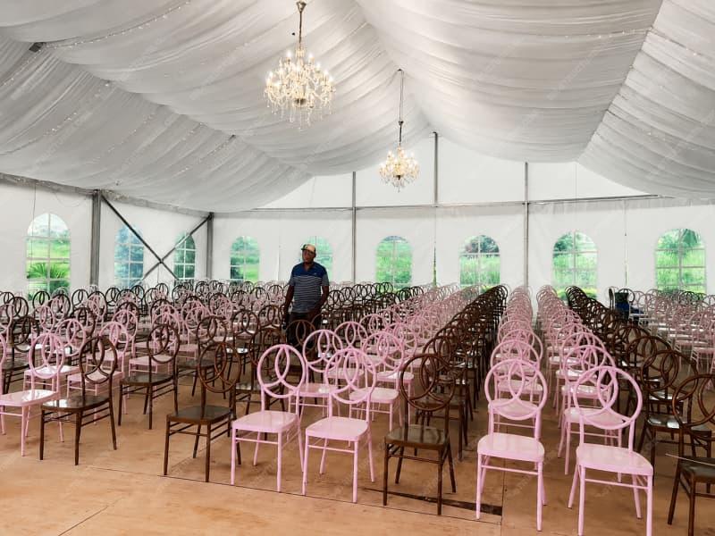 15x30 Glass Wall Luxury Wedding Tent