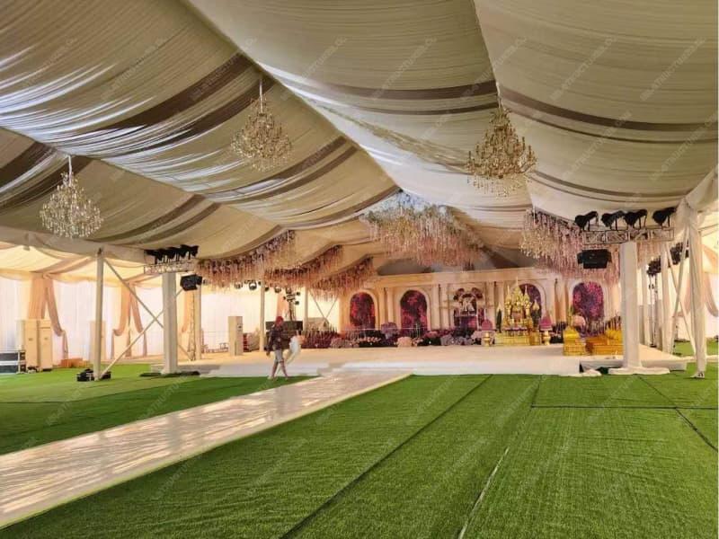 Large White Aluminum Event Tent