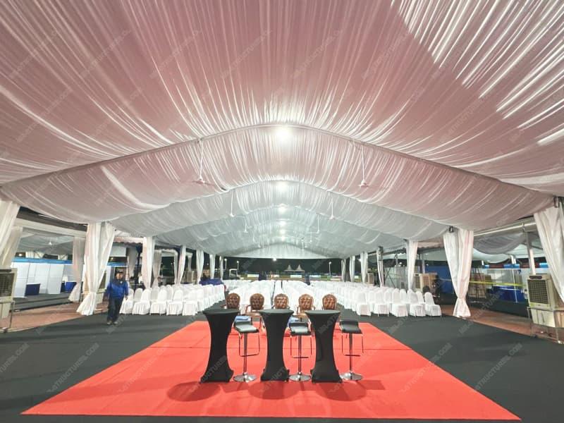 Large Aluminum Arcum Sport Court Tent