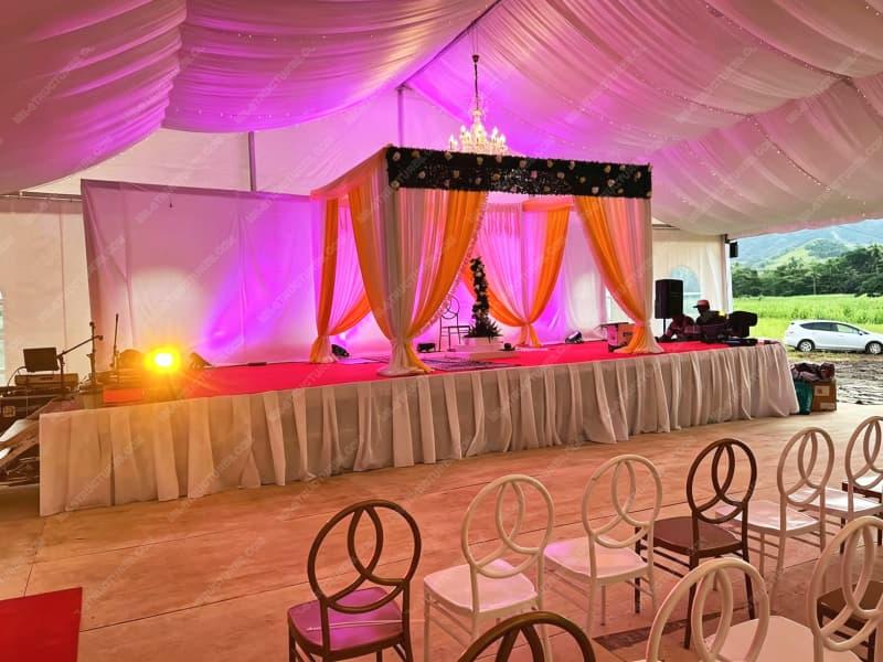15x30 Glass Wall Luxury Wedding Tent