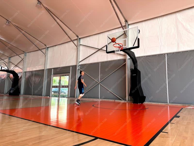 Pvc Basketball Court With Roof