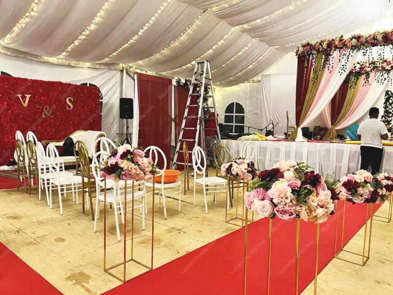 15x30 Glass Wall Luxury Wedding Tent