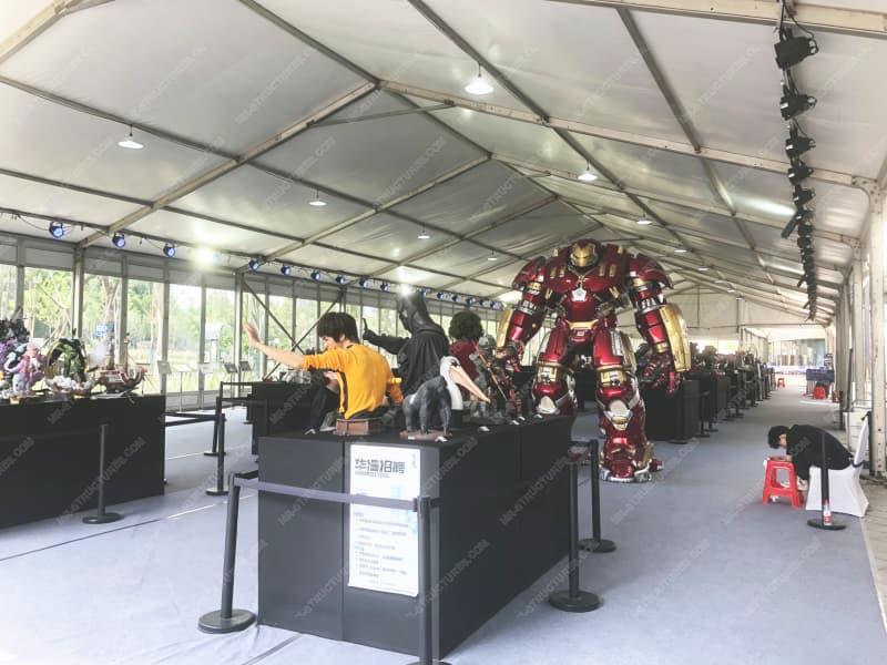 Large Glass Wall Exhibition Marquee Tent