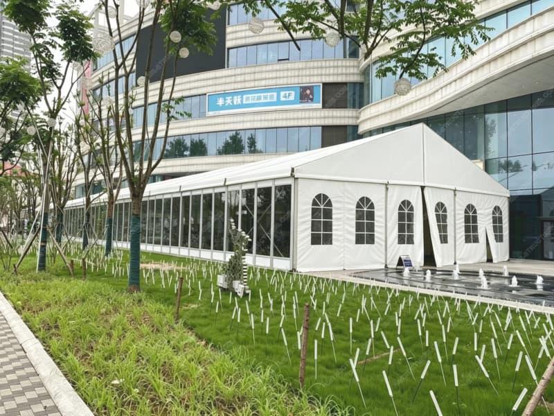 Large Glass Wall Exhibition Marquee Tent