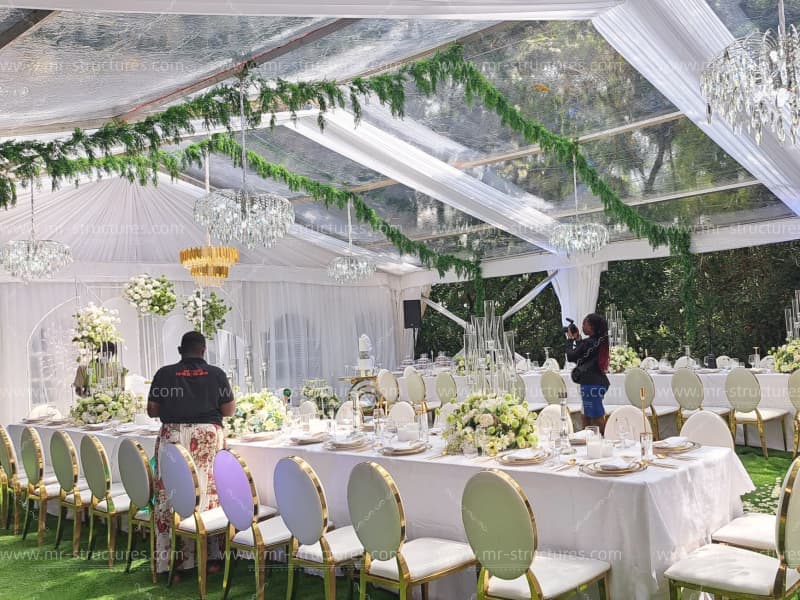 church event tents formal gathering
