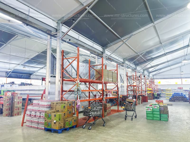 storage tent for sale retail racking
