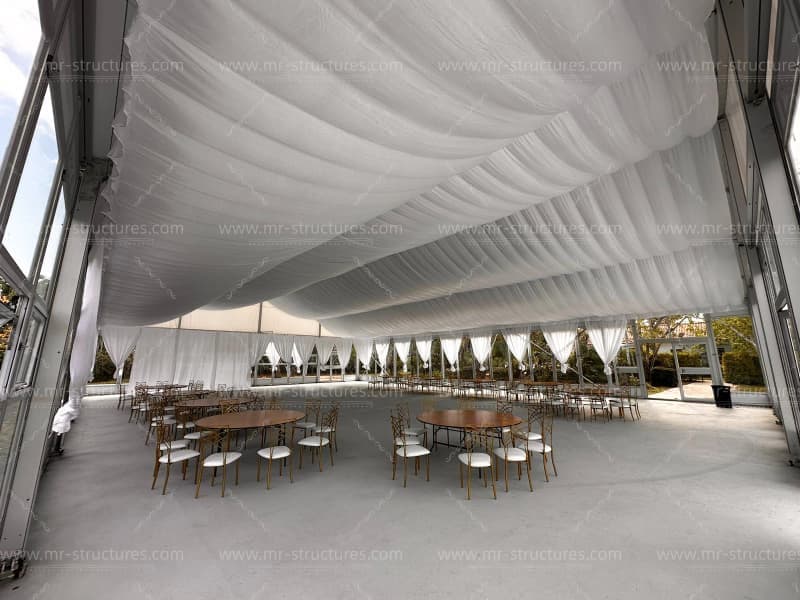glass wall marquee daylight view