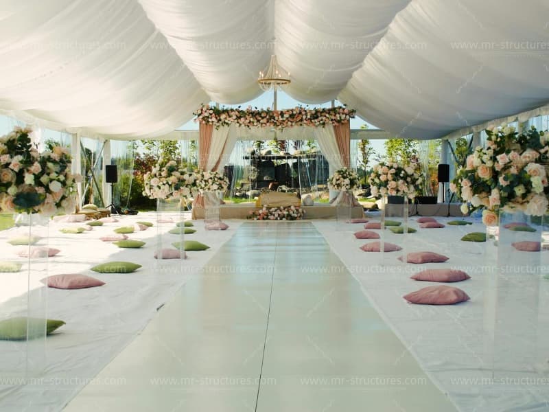 transparent outdoor marquee