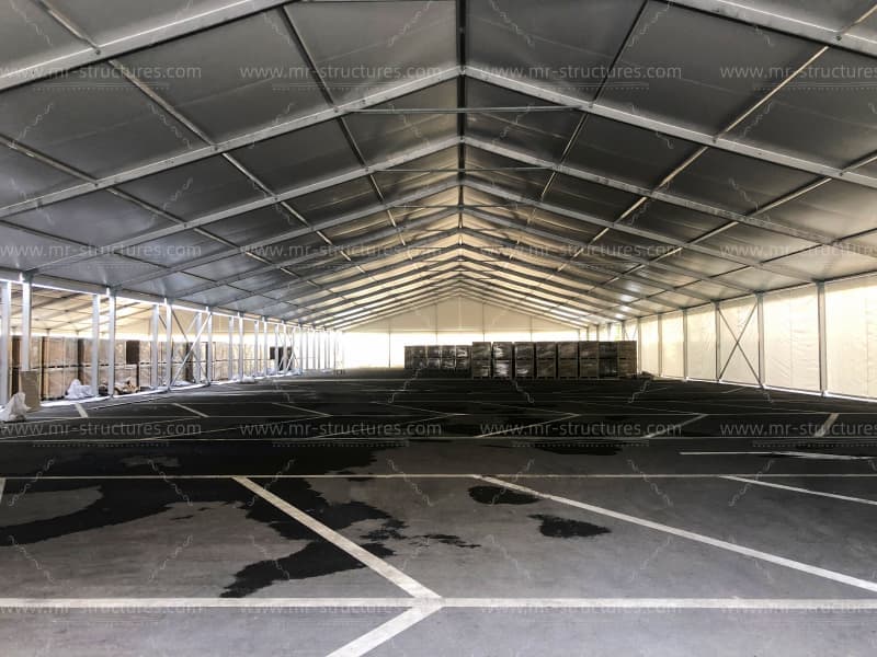 temporary warehouse storage space