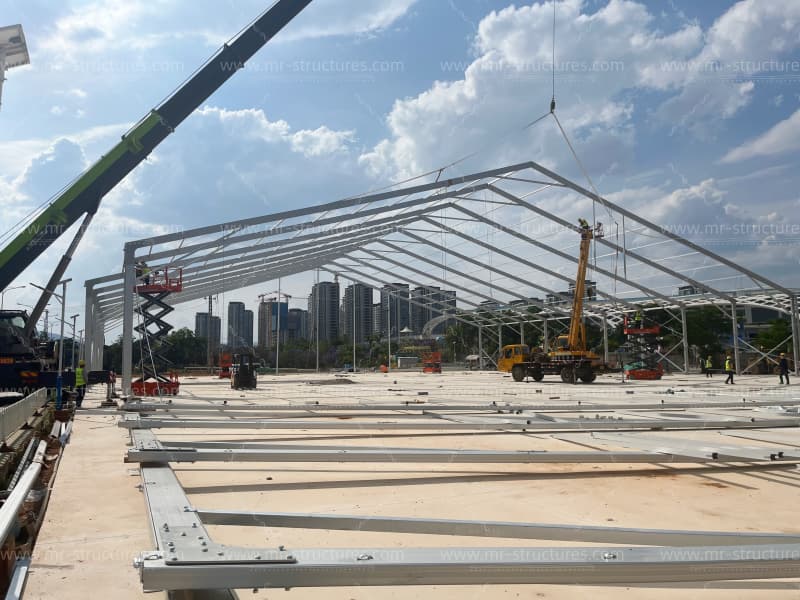 large warehouse tent suppliers frame building