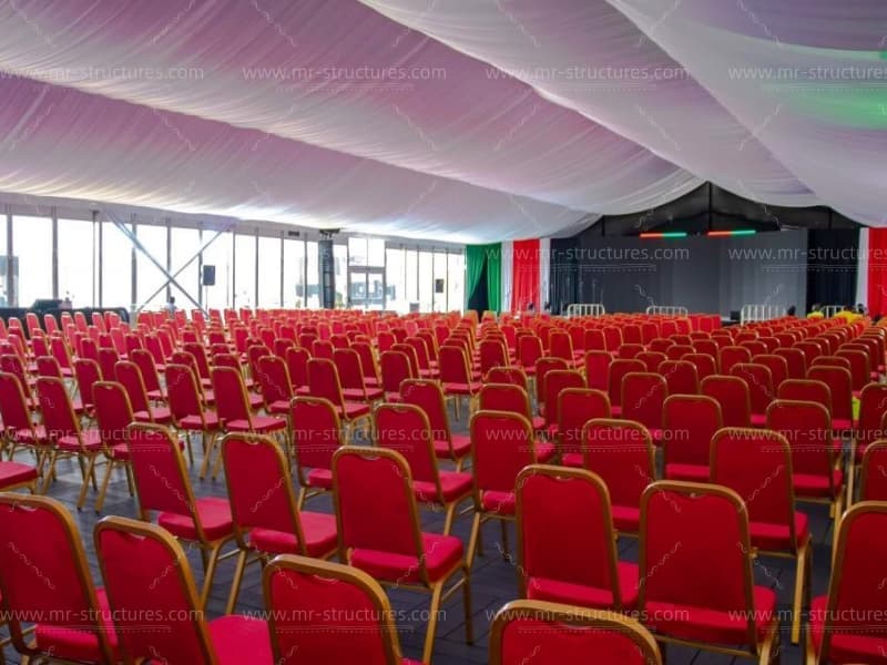 huge tent for 1000 guests presentation