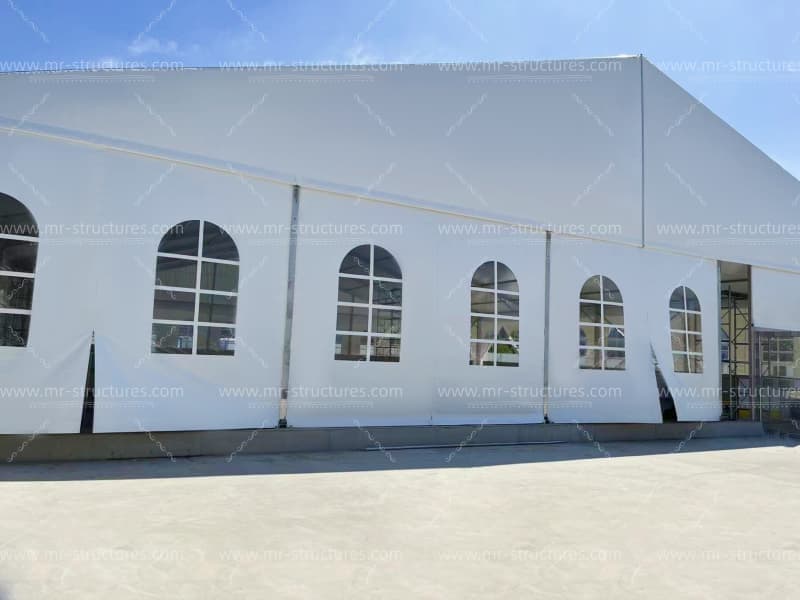 Large Scale Marquee Tent Indoor Exhibition Hall Layout