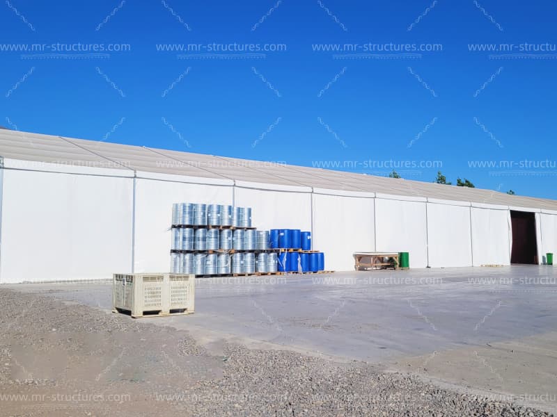 Temporary Warehouse Tent Industrial Barrel Storage