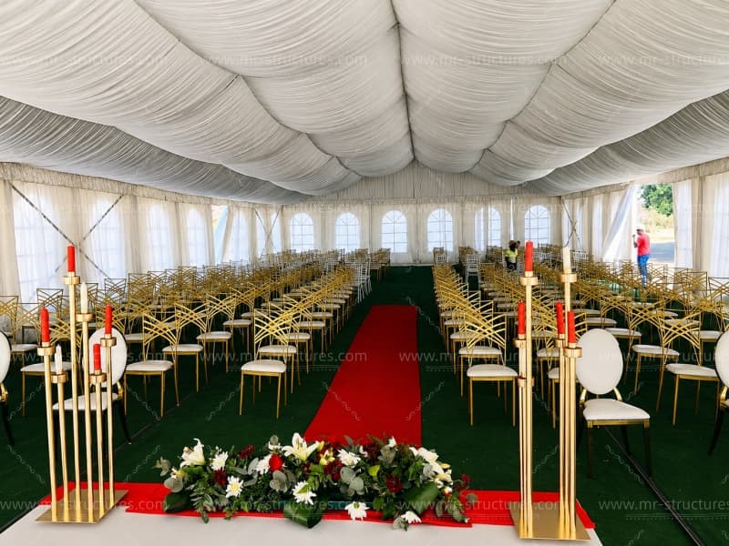 luxury outdoor banquet tent