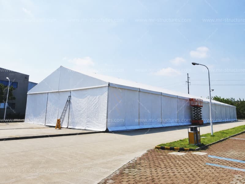 20x50m Temporary Modular Warehouse Tent Full View