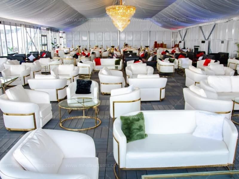 large aluminium marquee conference
