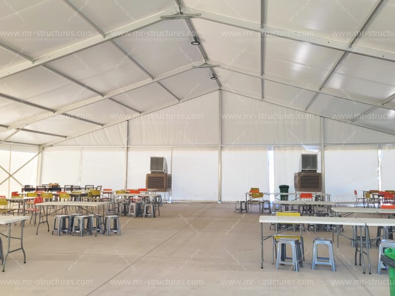Temporary Warehouse Tent Multi-Purpose Interior Space