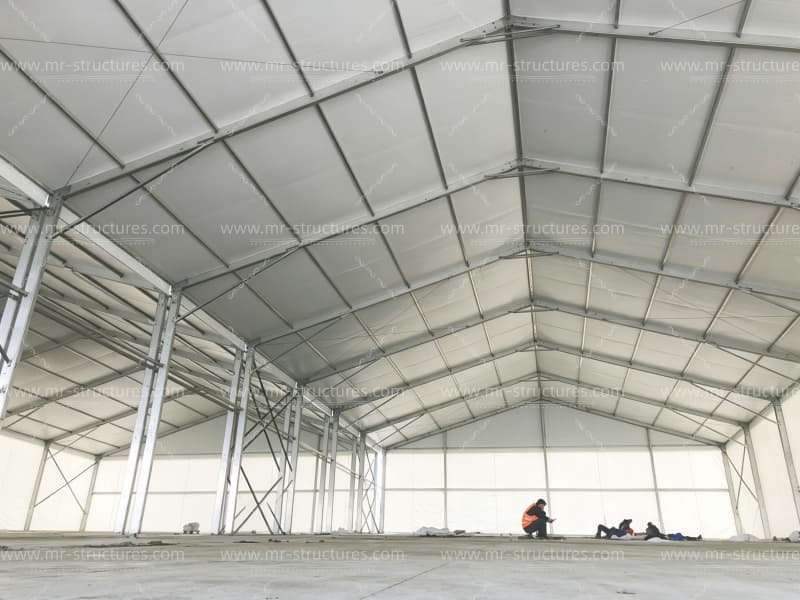 aluminium warehouse tent frame construction