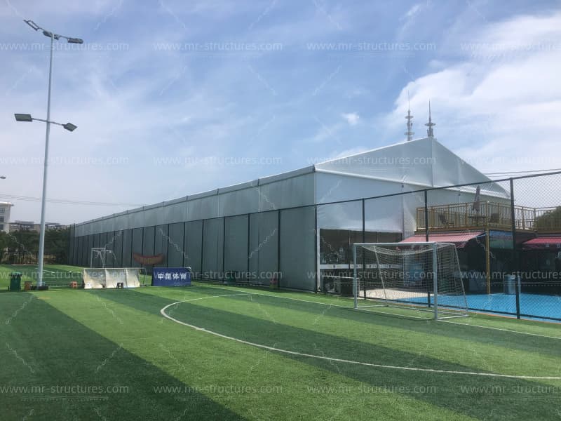 1000sqm sports tent professional lighting