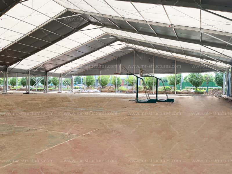 basketball tent cover installation