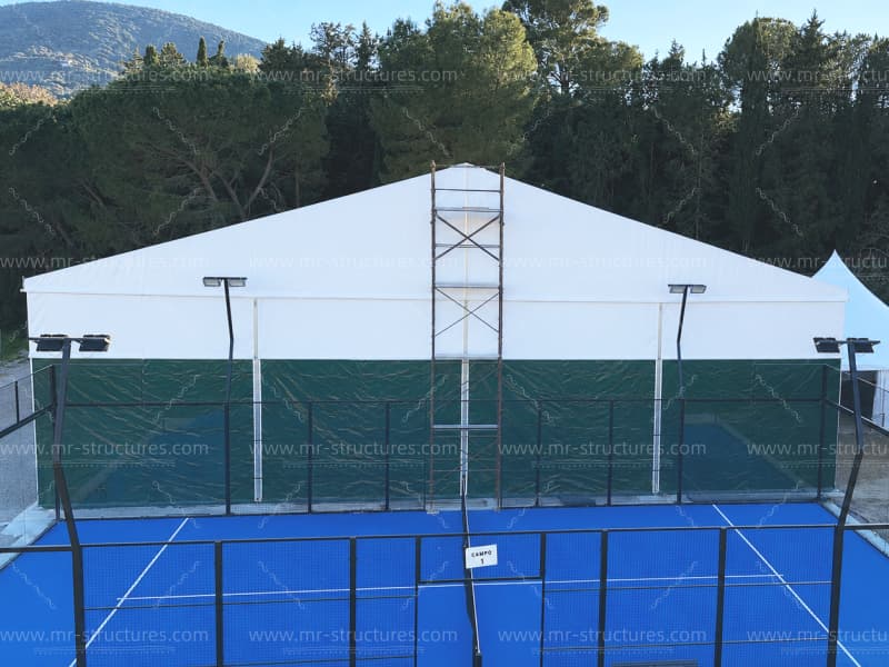 Pickleball Court Tent Setup