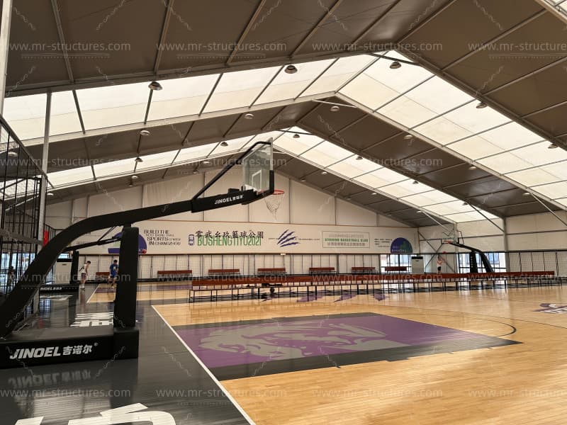 professional indoor basketball structure