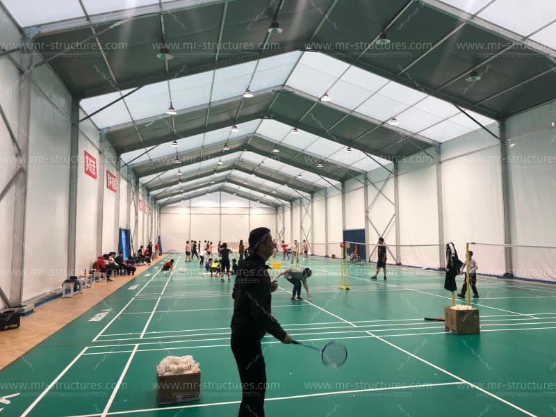 multi-sport stadium tent badminton courts