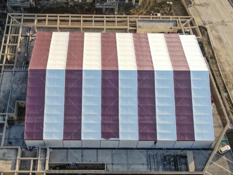 2000sqm covered basketball court exterior