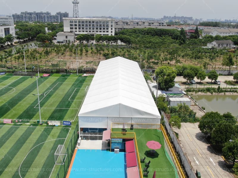 aluminum frame tent exterior facility