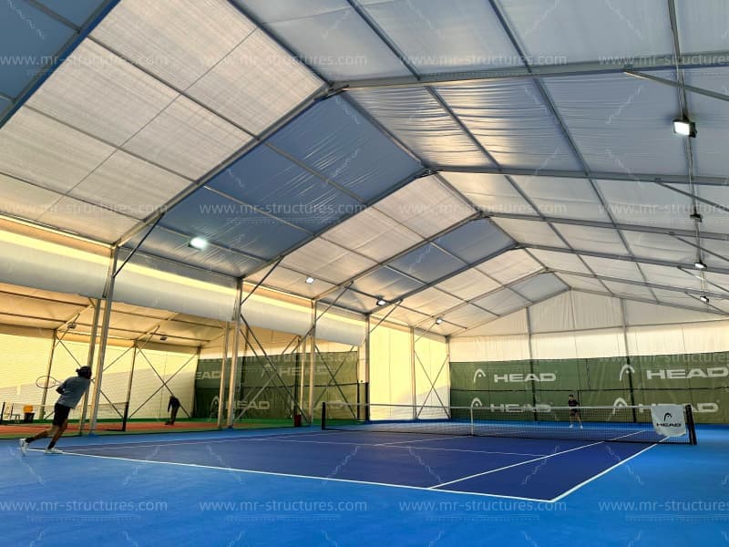indoor padel court tent active match